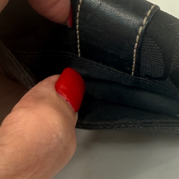 Vintage Coach Black Leatherwear credit card Wallet - Picture 6 of 11